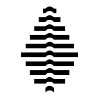لوگوی تندیس تجارت سیاه‌وسفید